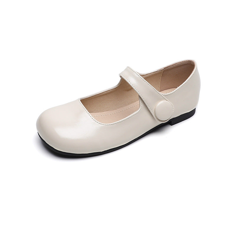 Women Glossy Soft Casual Mary Jane Shoes Newgew Shoes
