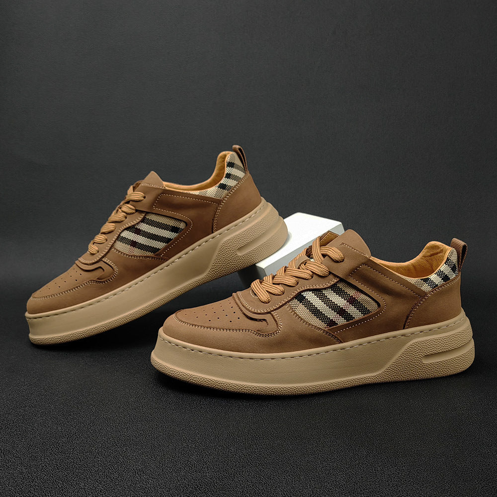 Men Fashion Patchwork Breathable Flat Casual Shoes Newgew Shoes