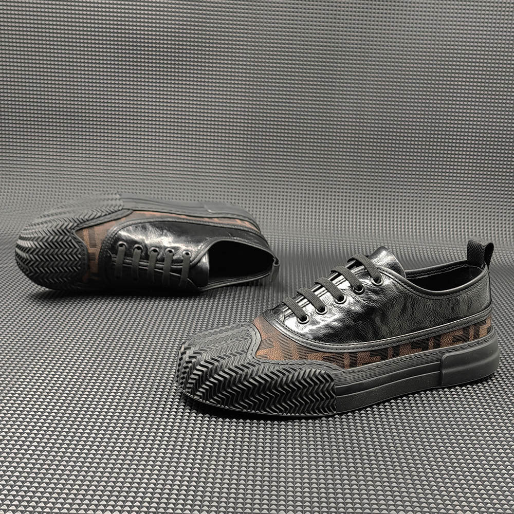 Men Minimalist Breathable Leather Flat Casual Shoes Newgew Shoes