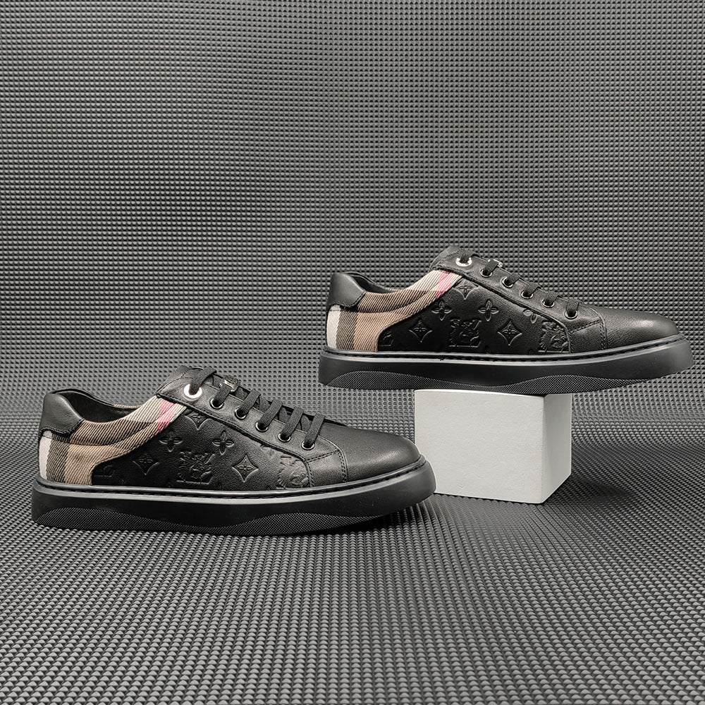 Men Color Matching Fashion Flat Casual Shoes Newgew Shoes