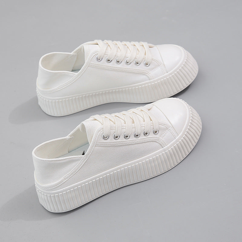 Women's Spring Trendy Easy Wear Cloth Canvas Shoes Newgew