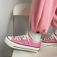 Women's Retro Classic Versatile Couple Board Canvas Shoes Newgew