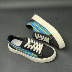 Men Fashion Denim Canvas Slip-on Casual Shoes Newgew Shoes
