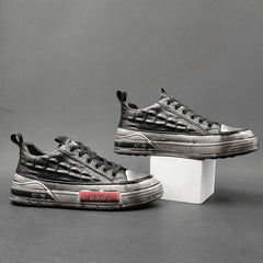 Men Fashion Leather Flat Casual Shoes Newgew Shoes