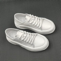 Men Minimalist Soft Leather Flat Casual Shoes Newgew Shoes
