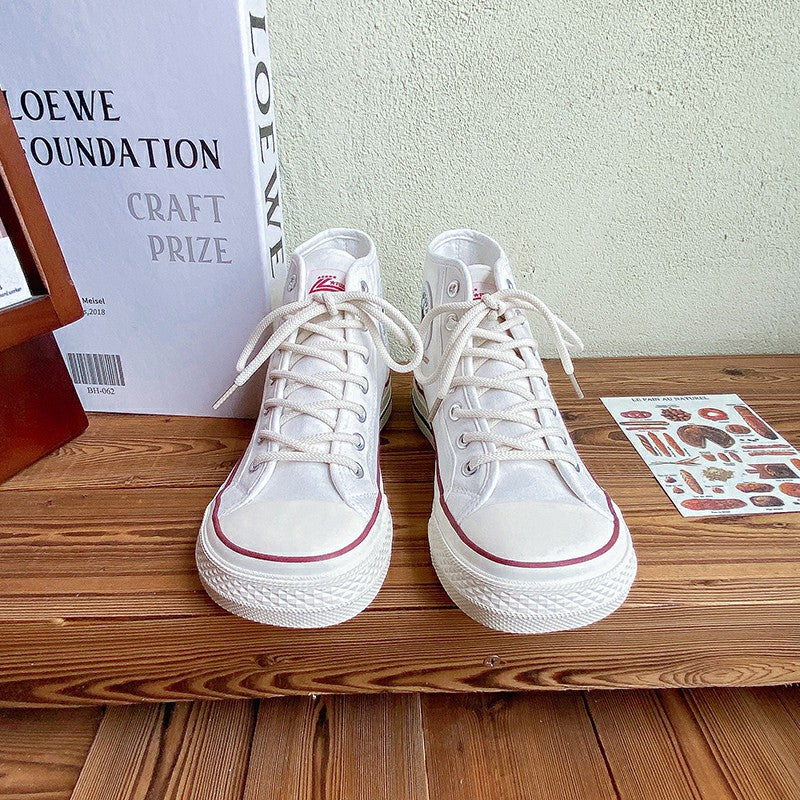 Stylish Women's Mango Toe Korean Canvas Shoes Newgew