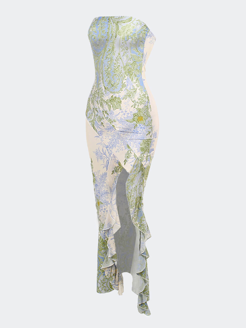 Floral Slit Maxi Dress Newgew Dresses