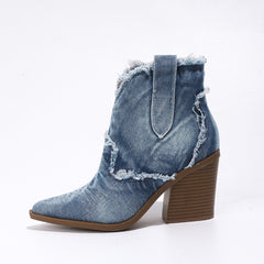 Women Chunky Canvas Sandals NewGew