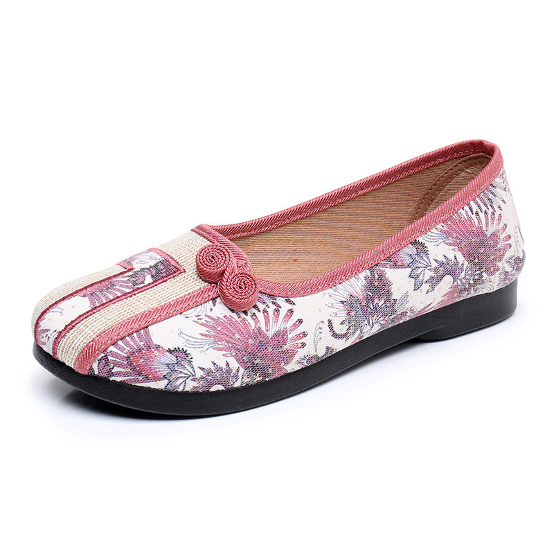 Women's Summer Old Cloth Soft Canvas Shoes Newgew