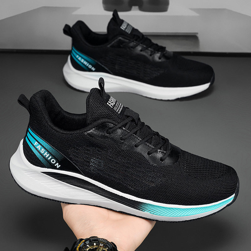 Men Stylish Summer Breathable Mesh Running Sneakers Newgew Shoes
