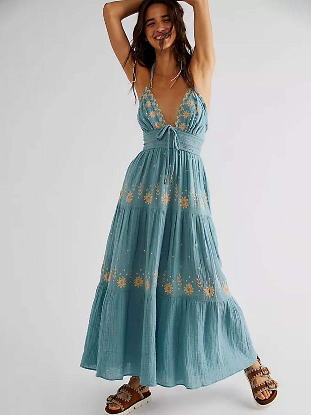 Real Love Embroidered Dress Newgew Dresses