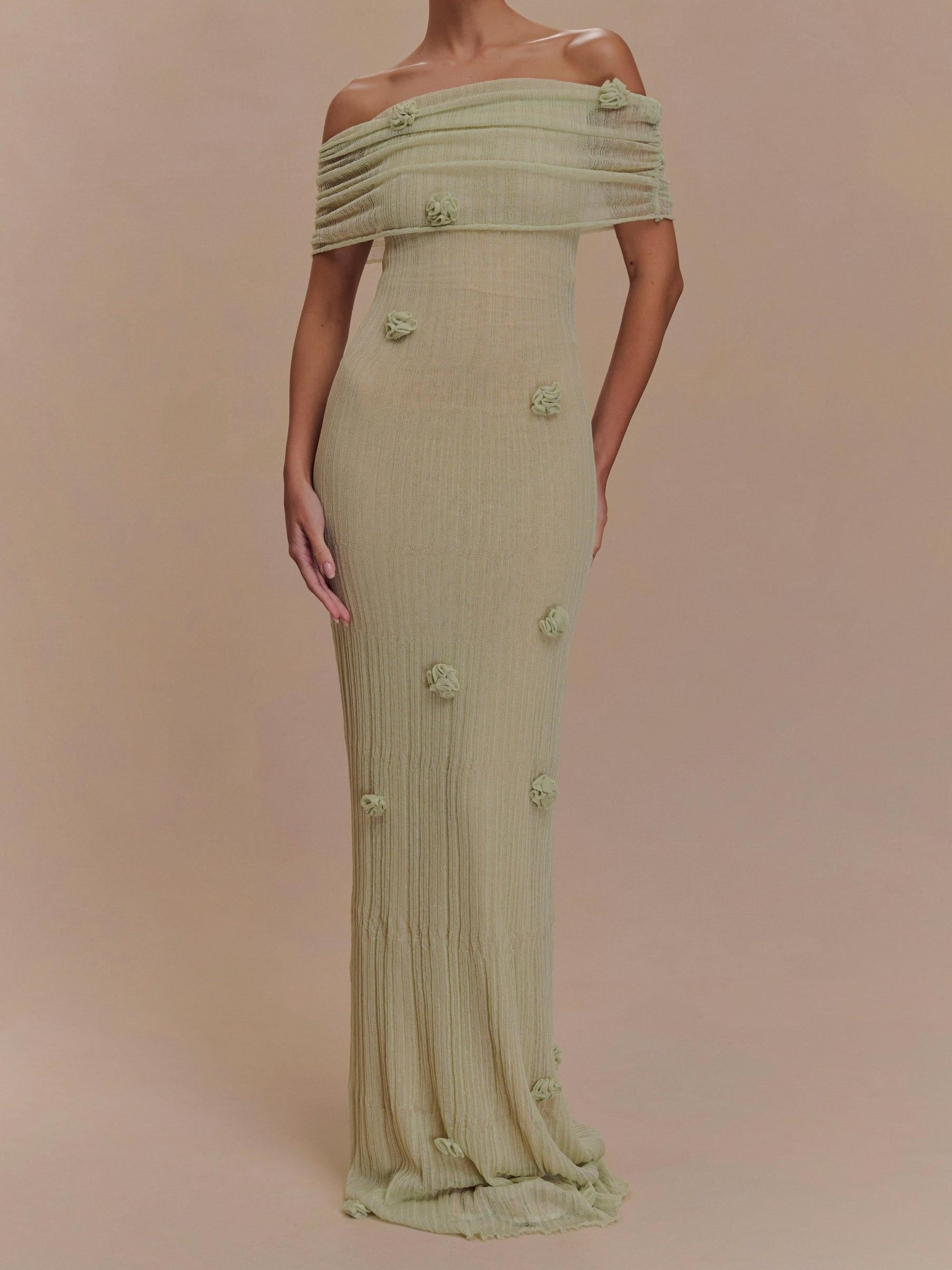 Orchid Knit Maxi Dress Newgew Dresses
