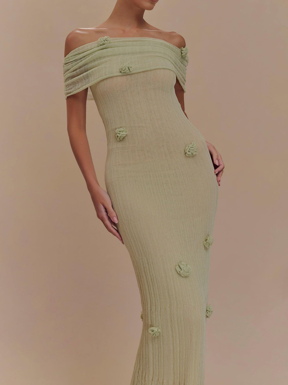 Orchid Knit Maxi Dress Newgew Dresses