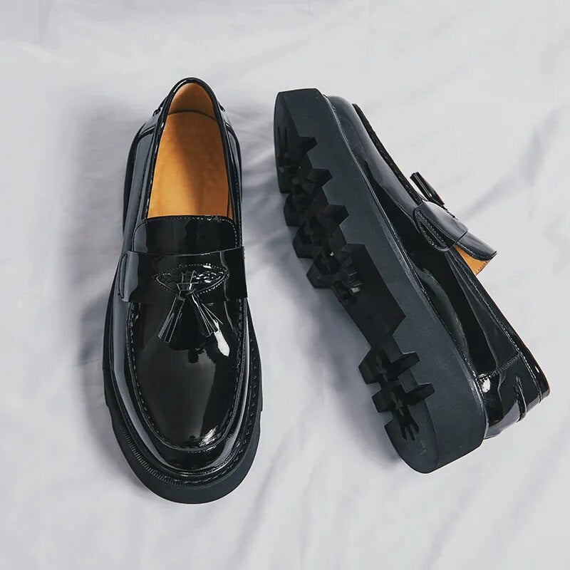 Patent Tassel Loafers Newgew