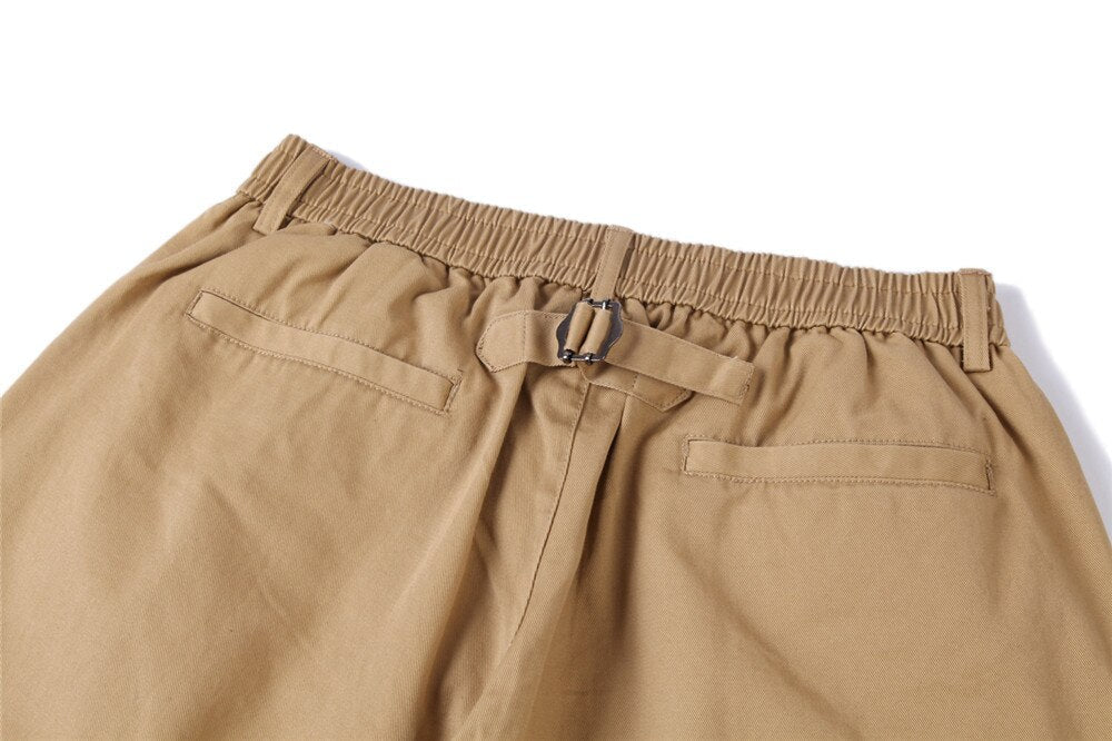 Pleated Front Knee Length Skater Shorts Newgew