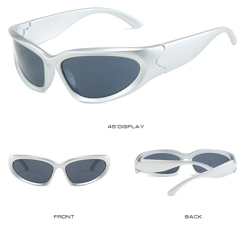 Polarized Wrap Around Y2K Sunglasses Newgew