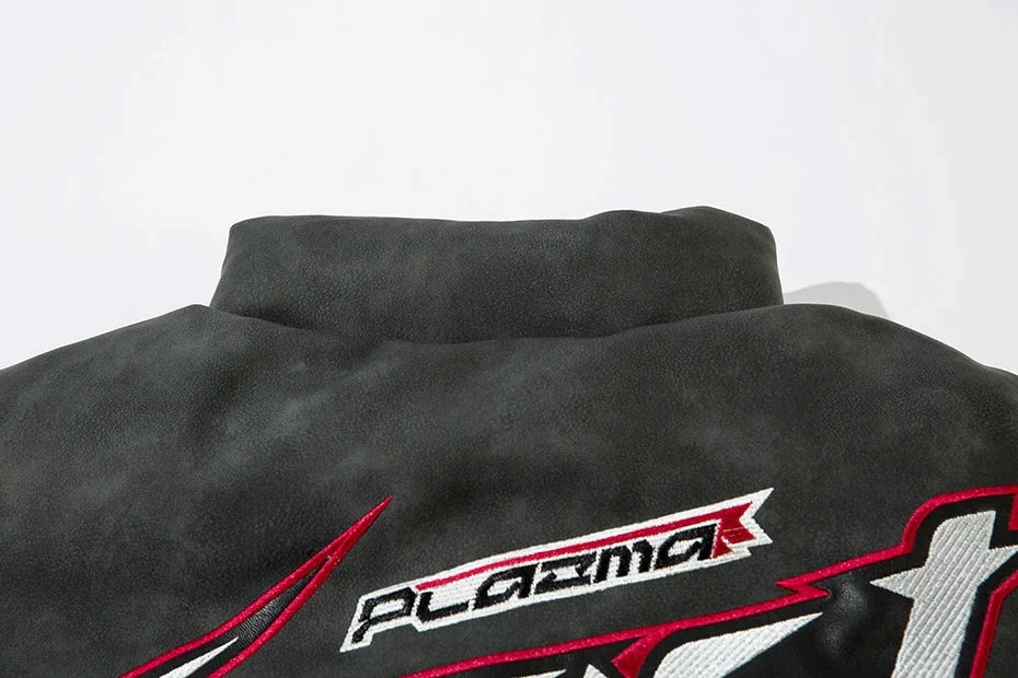 Racing Graphic Puffer Jacket Newgew