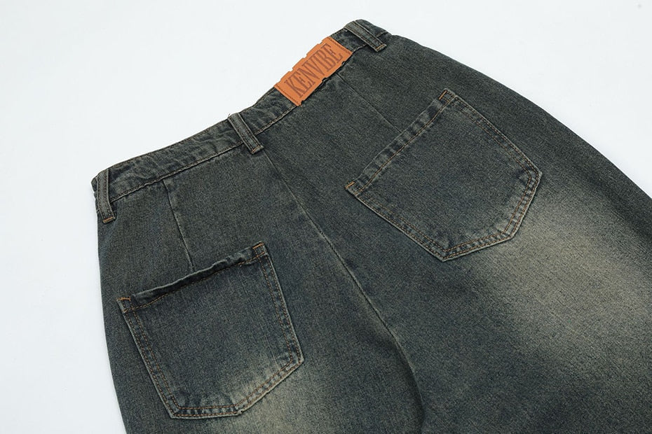 Raw Hem Star Jeans Newgew