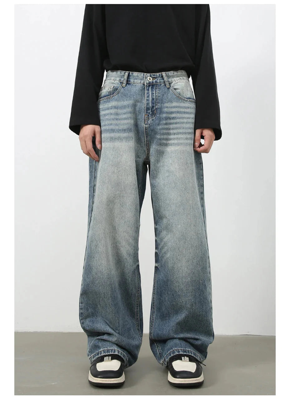 Retro Fade Wide-Leg Jeans Newgew