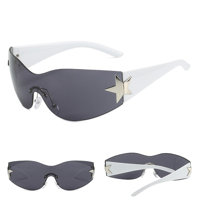Rimless 'Star' Sunglasses Newgew