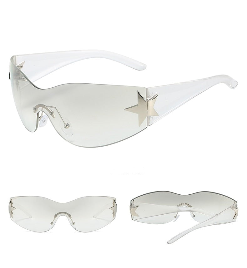 Rimless 'Star' Sunglasses Newgew