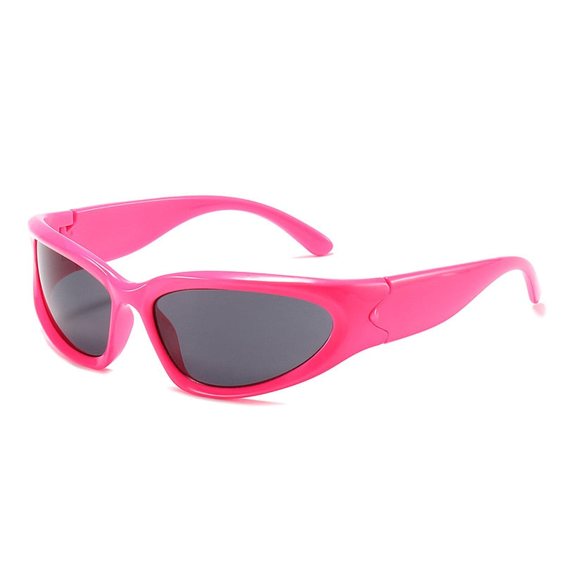 Polarized Wrap Around Y2K Sunglasses Newgew
