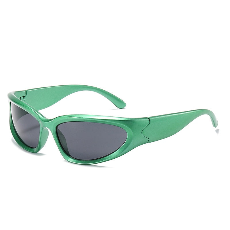 Polarized Wrap Around Y2K Sunglasses Newgew