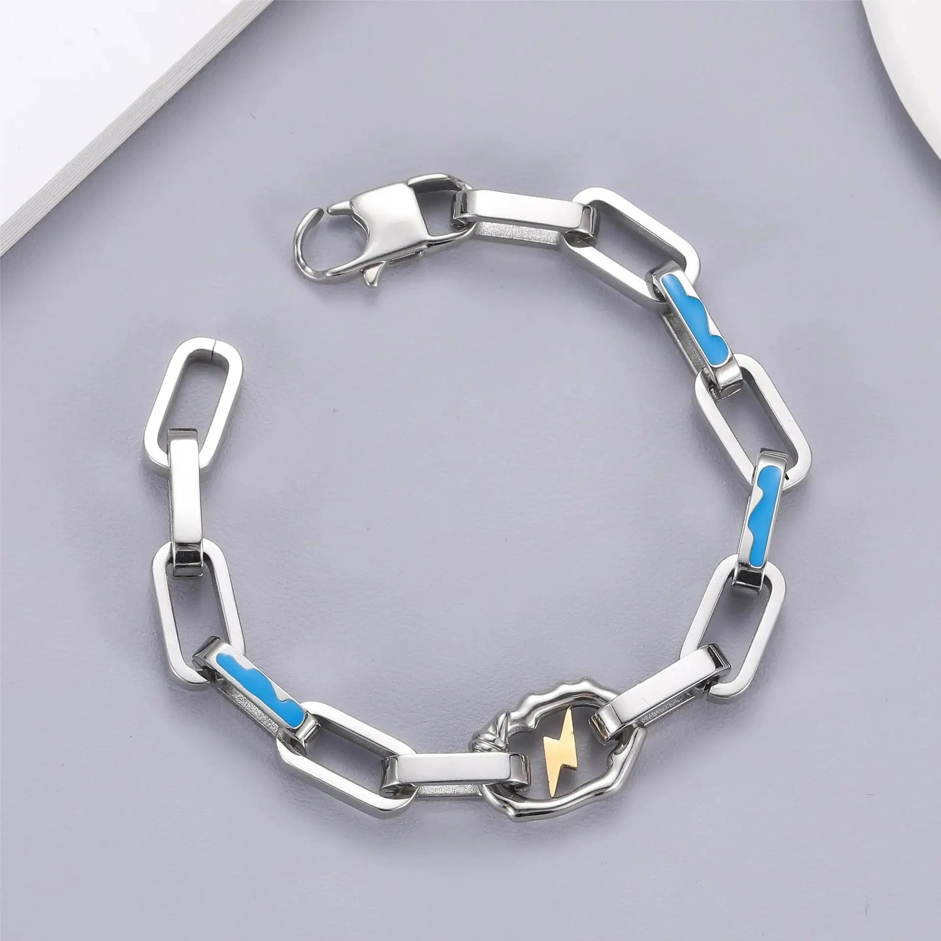 Stainless Steel Chain Lightning Bracelet Newgew