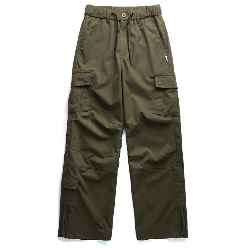 Straight Leg Twill Cargo Pants Newgew