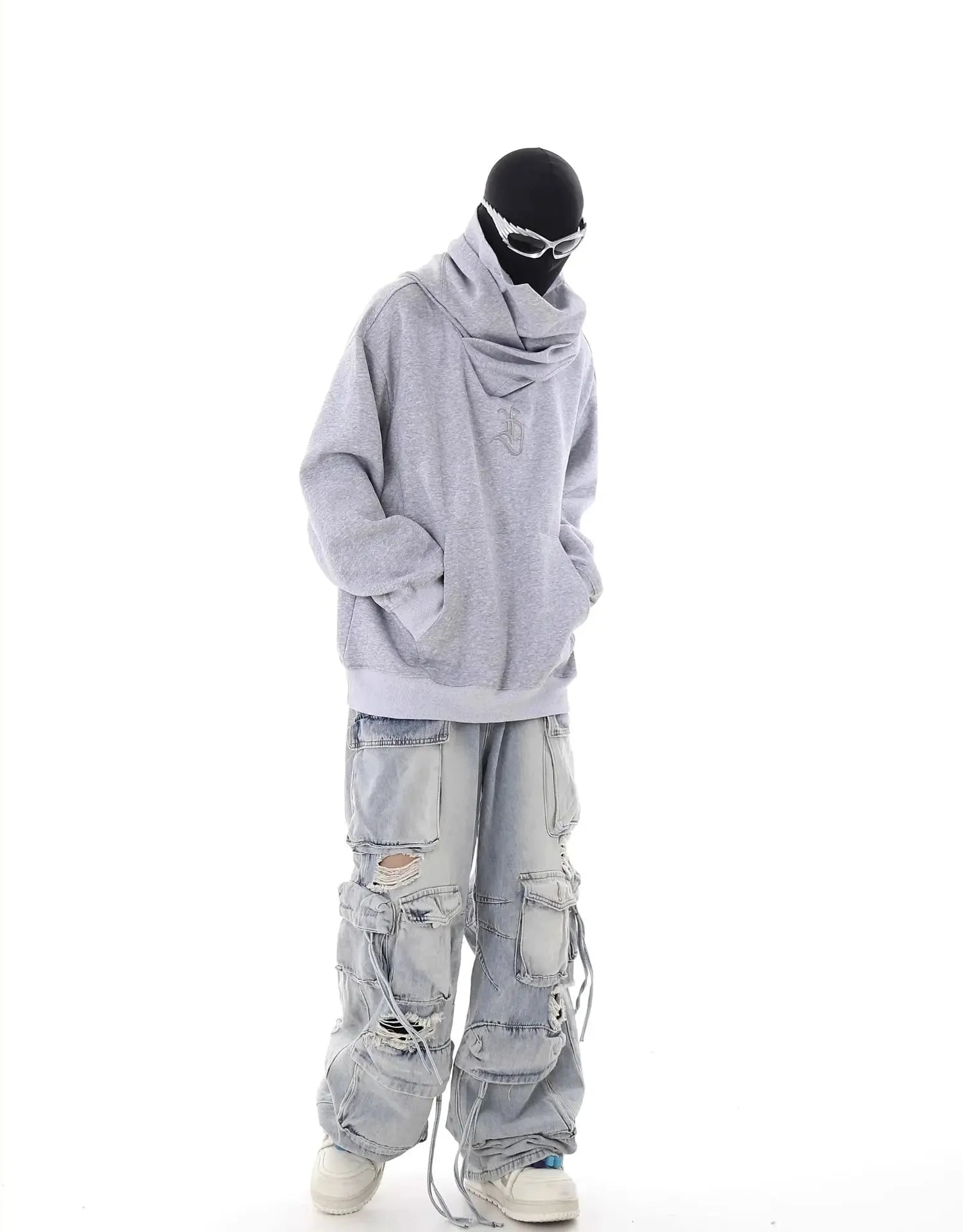 Ultimate Destroyed Baggy Cargo Jeans Newgew