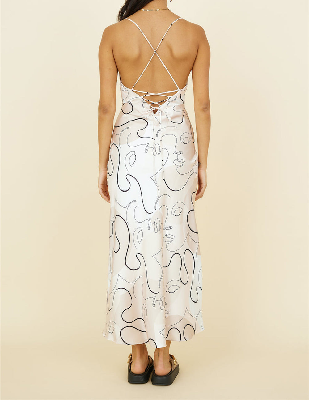 Under Control Maxi Dress Beige Newgew Dresses
