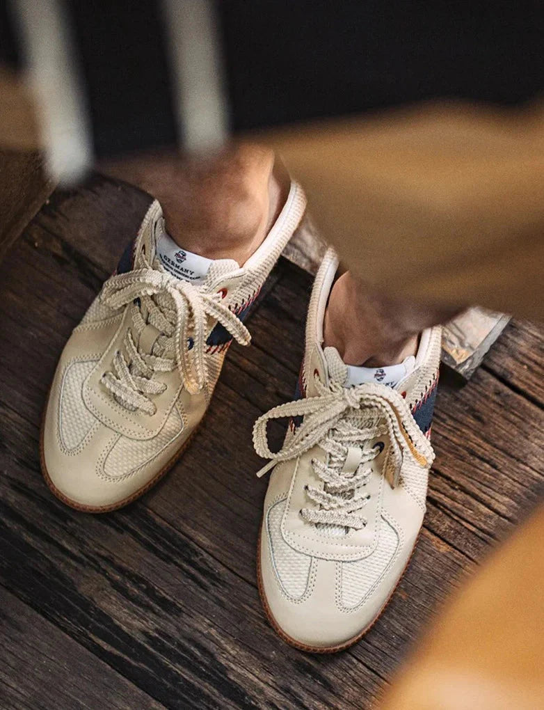 Vintage Style Baseball Sneakers Newgew