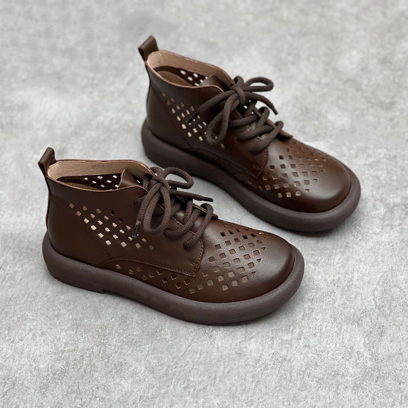 Women Breathable Hollow-out Sandal Boots Newgew Shoes
