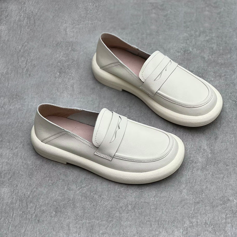 Women Elegant Soft Slip-On Loafer Shoes Newgew Shoes