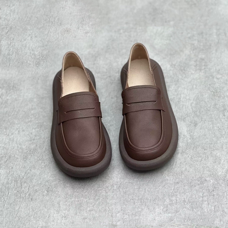Women Elegant Soft Slip-On Loafer Shoes Newgew Shoes