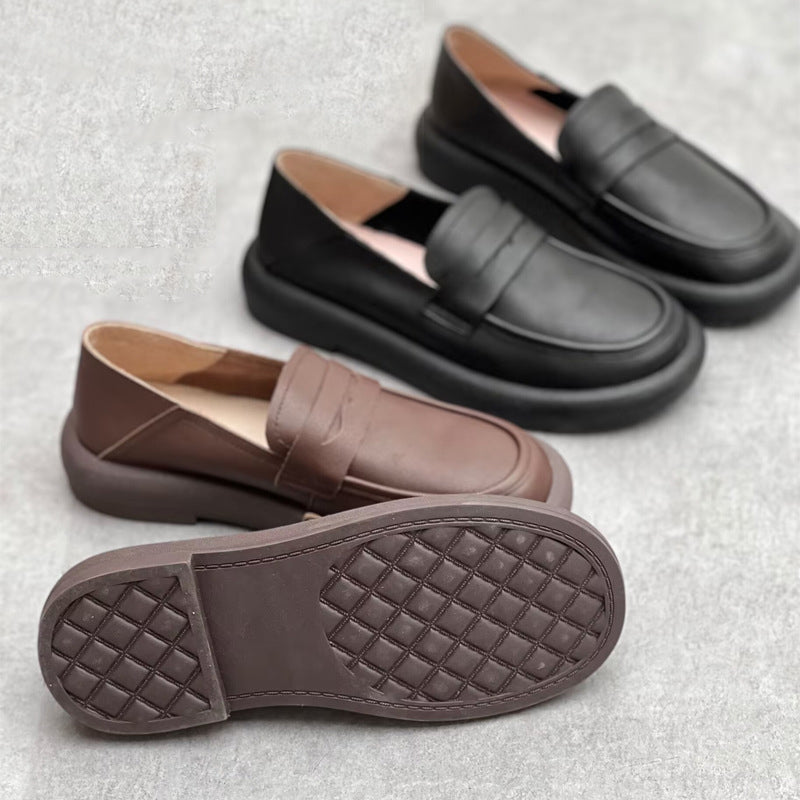 Women Elegant Soft Slip-On Loafer Shoes Newgew Shoes