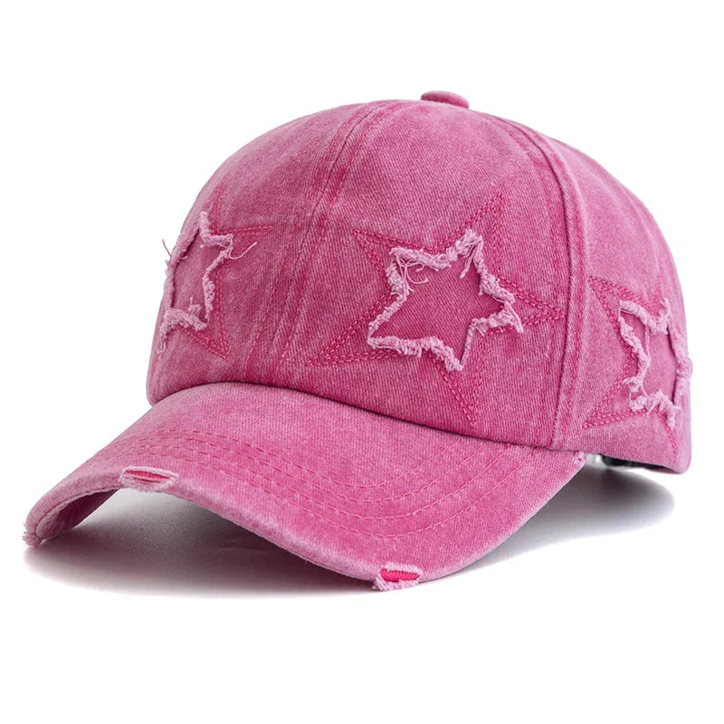 Y2K Acid Wash Star Cap Newgew