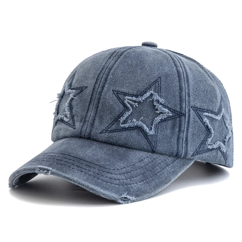 Y2K Acid Wash Star Cap Newgew