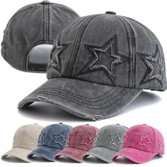 Y2K Acid Wash Star Cap Newgew