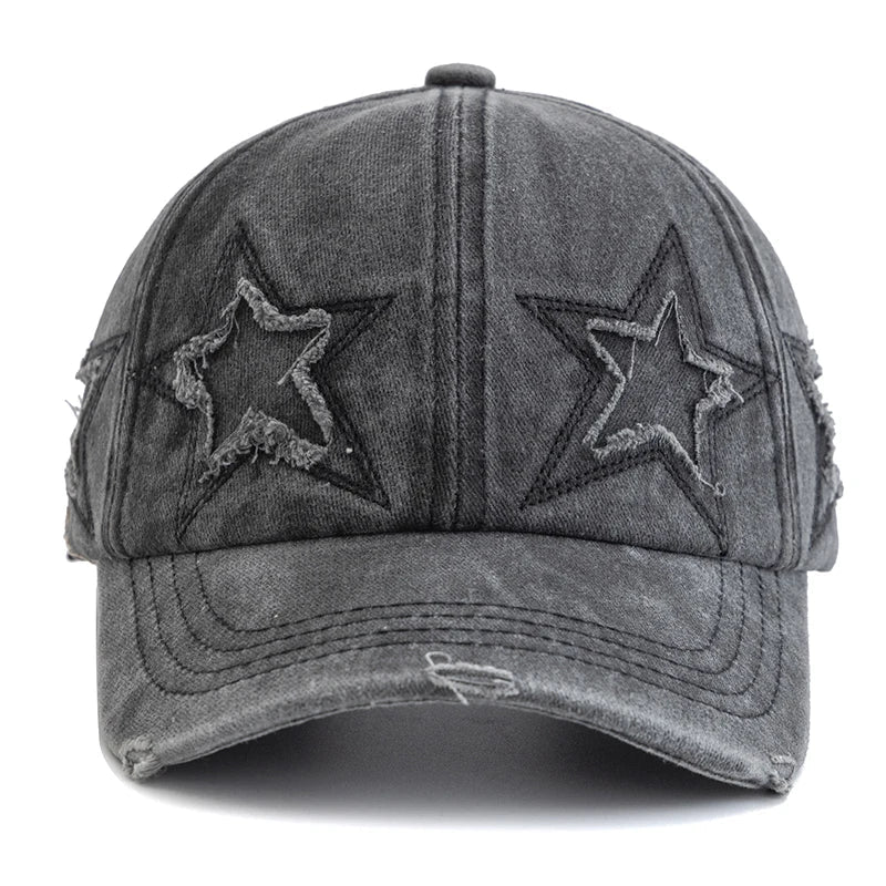 Y2K Acid Wash Star Cap Newgew