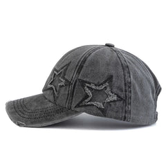Y2K Acid Wash Star Cap Newgew