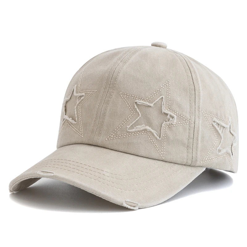 Y2K Acid Wash Star Cap Newgew