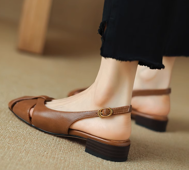 Rosa Vintage Ankle Strap Sansals