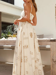 Chill Vibes Open-Back Spaghetti Strap Maxi Dress Newgew Dresses