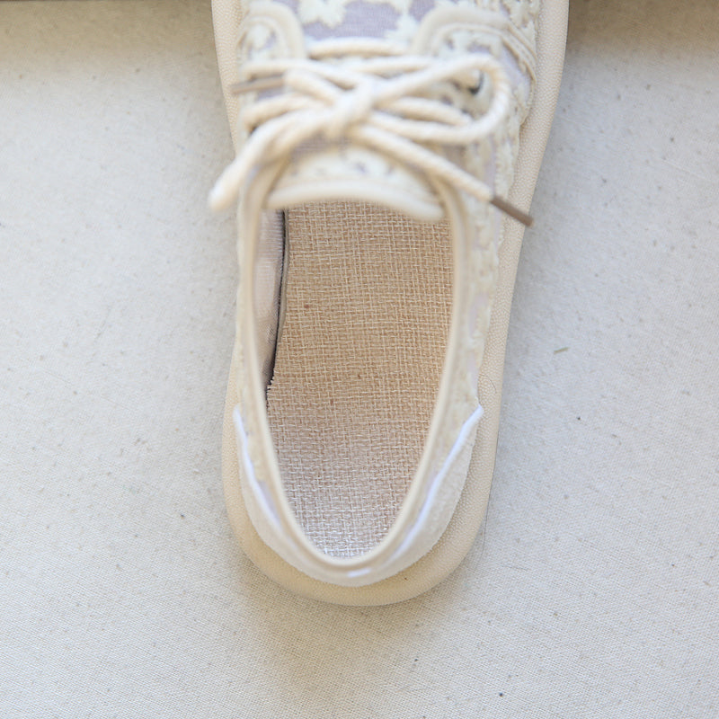 Women Retro Casual Summer Breathable Canvas Shoes Newgew Shoes