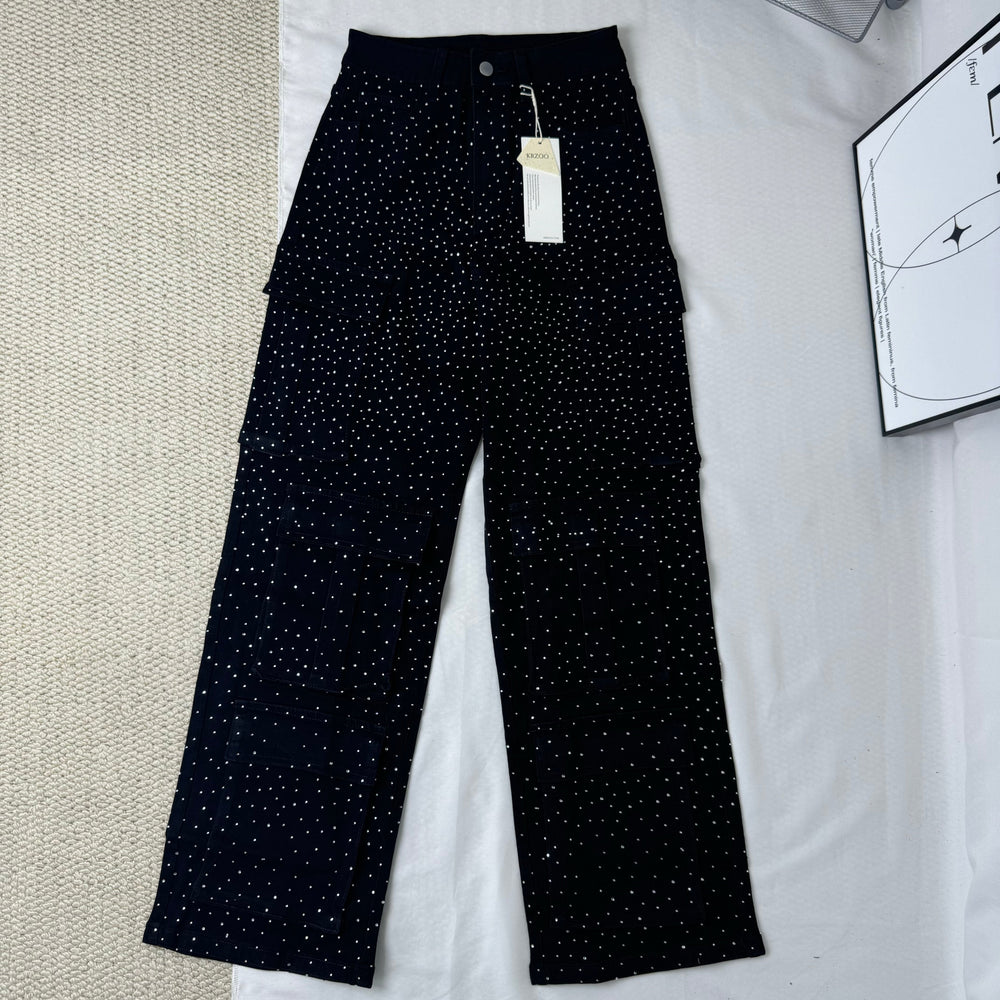 High-Waisted Starry Sky Jeans PinTow