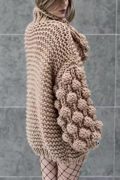 Knit Season Puff Sleeve Sweater NewGew