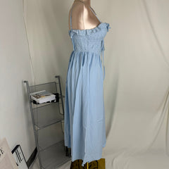 French-Style Belted Slit Dress PinTow