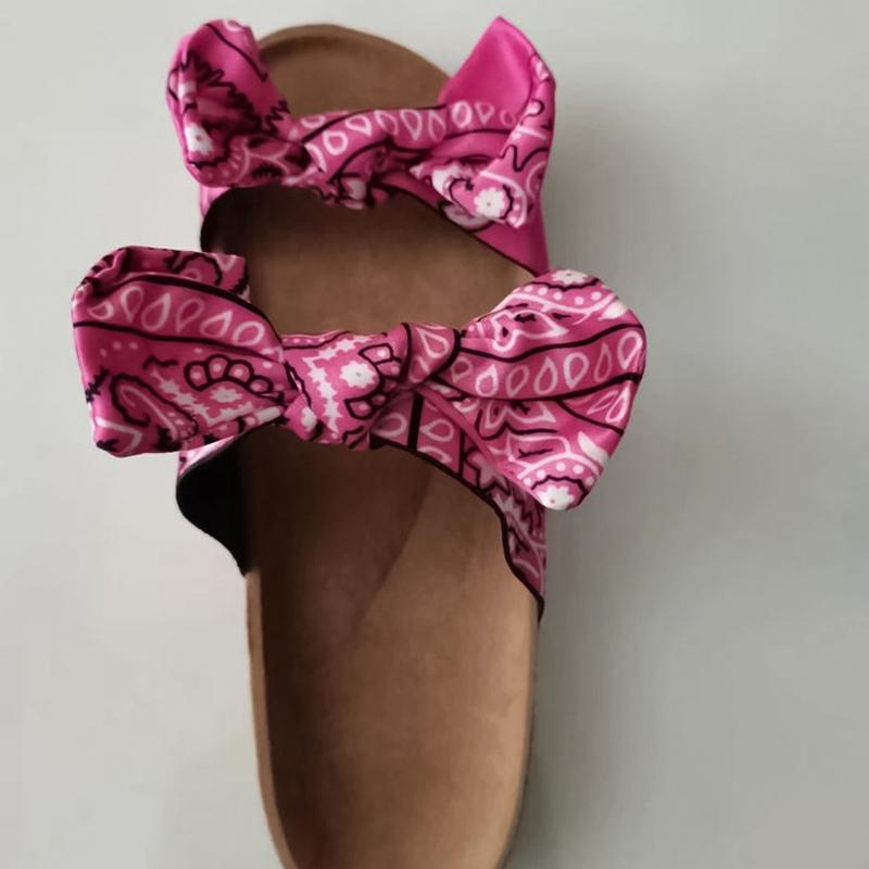 Fashion All-match Bow Beach Slippers NewGew
