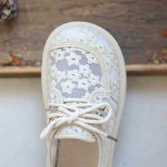 Women Retro Casual Summer Breathable Canvas Shoes Newgew Shoes
